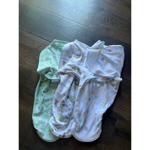 Disney Baby aden + anais Winnie the Pooh Swaddle Wrap 3 Pack Mint White 0-3M
